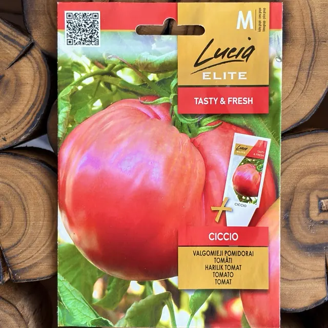 Ciccio: Seed packet photograph